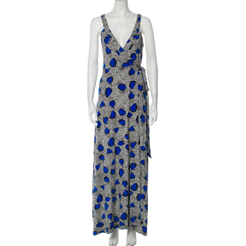 Diane Von Furstenberg maxi wrap dress